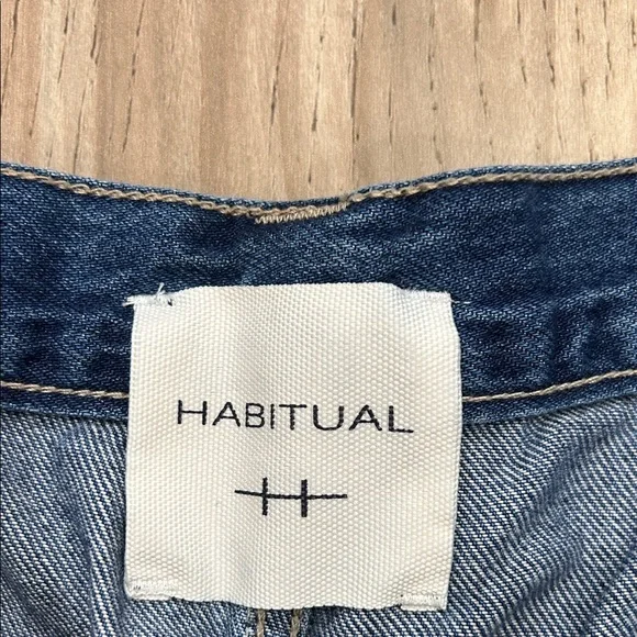 Habitual Dark Blue Flare Jeans - Picture 2 of 4